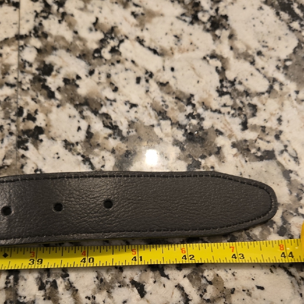 Men's Dickies Black Leather Belt Excllent Condition